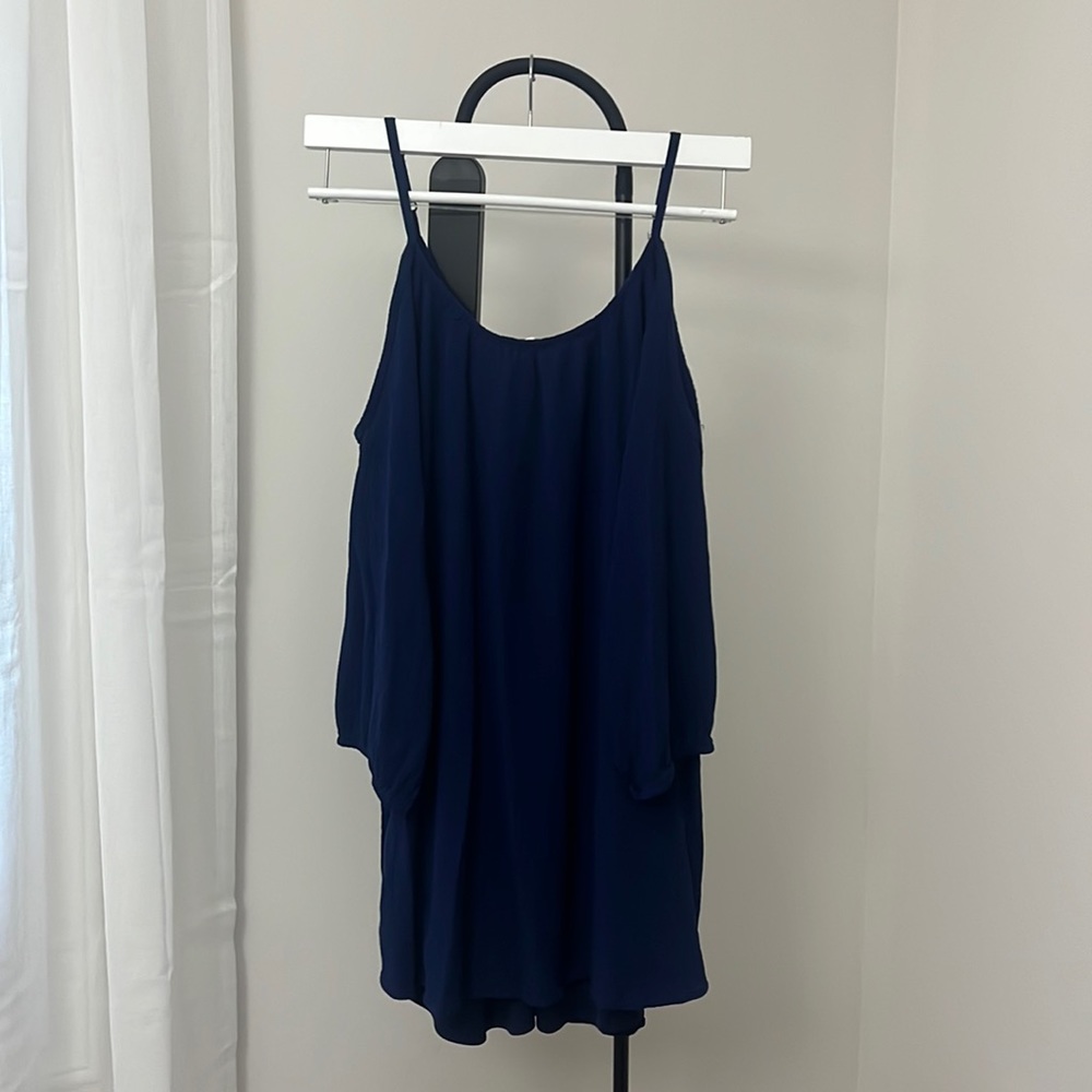Streetwise Sxciety cools shoulder 3/4 sleeve dress